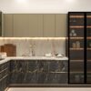Grey L Shaped Kitchen
