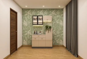Crockery Unit- Beige