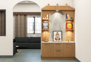 Pooja Unit- Brown