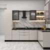 Grey L Shaped Kitchen