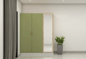 3-door Wardrobe- Mint Green