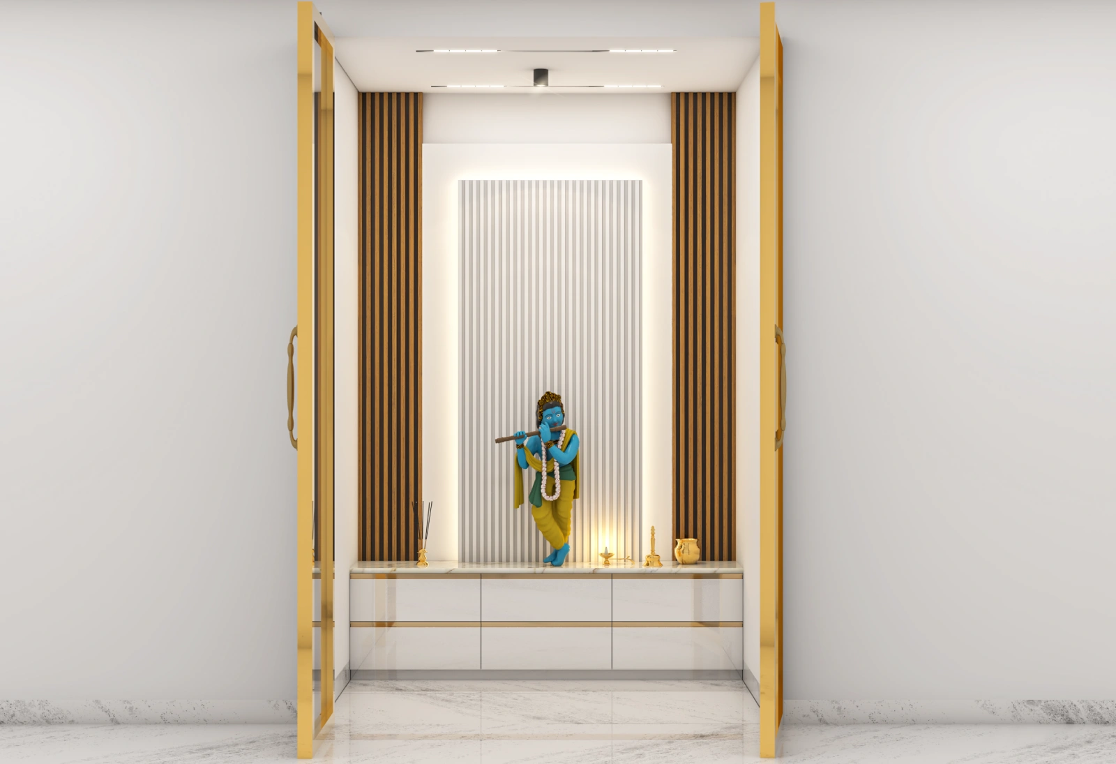 Pooja Unit- White 1