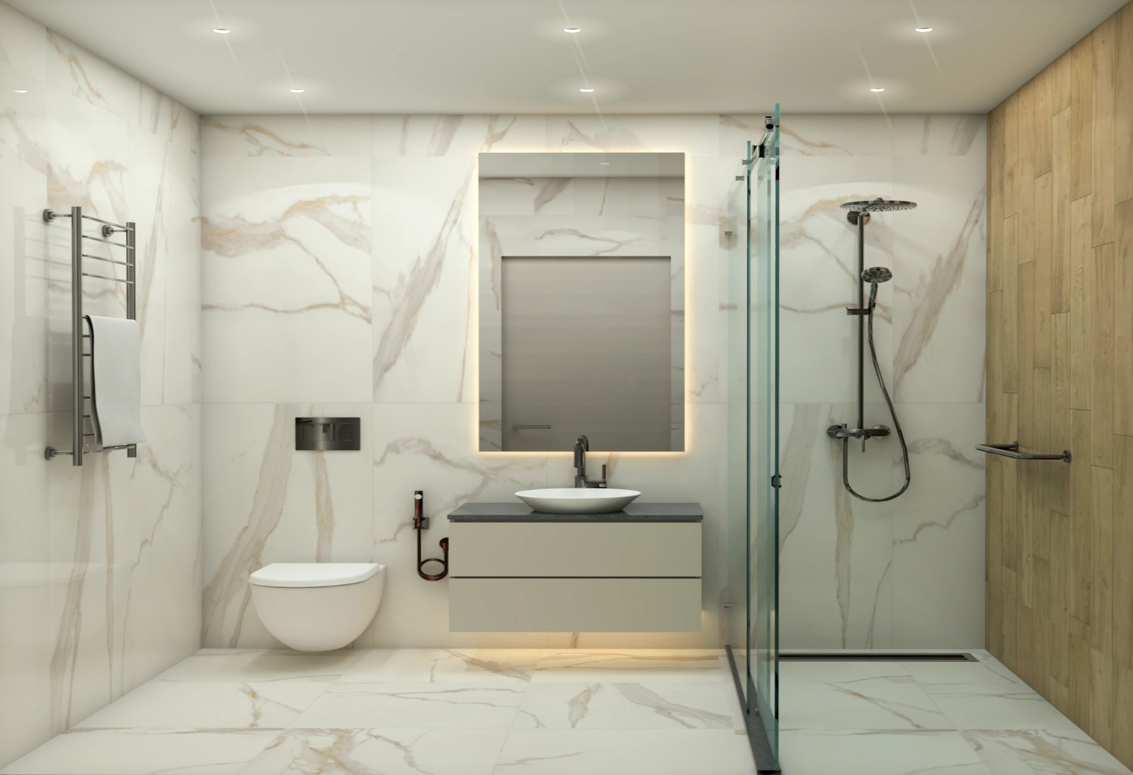 White Washbasin Unit
