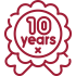 10 Year Warranty Badge